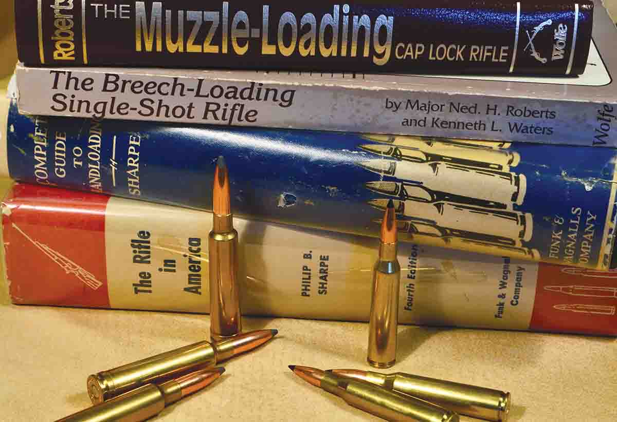 Ned Roberts and Phil Sharpe made major contributions in the form of two books and a cartridge each. The .257 Roberts and 7x61 S&H have survived for about 80 and 70 years respectively – far longer than most. Both are fine hunting cartridges.